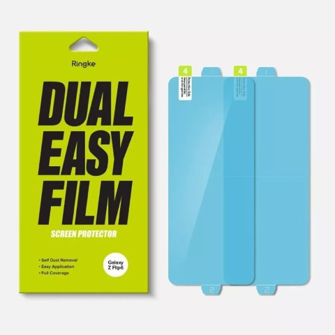 Ringke Folia ochronna Ringke Dual Easy 2-pack do Samsung Galaxy Z Flip 6 Clear Ringke Folia ochronna Ringke Dual Easy 2-pack do Samsung Galaxy Z Flip 6 Clear