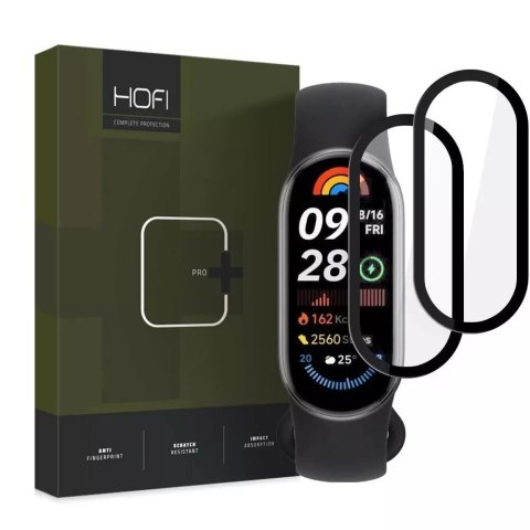 Hofi Szkło Hybrydowe Hofi Hybrid Pro+ 2-Pack do Xiaomi Smart Band 9 / 9 NFC Black Hofi Szkło Hybrydowe Hofi Hybrid Pro+ 2-Pack do Xiaomi Smart Band 9 / 9 NFC Black