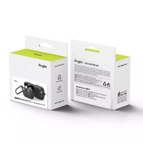 Ringke Etui obudowa Ringke Onyx Magnetic Magsafe do Samsung Galaxy Buds 3 / 3 Pro Black Ringke Etui obudowa Ringke Onyx Magnetic Magsafe do Samsung Galaxy Buds 3 / 3 Pro Black