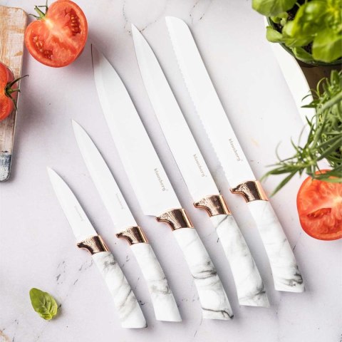 KLAUSBERG ZESTAW 5 NOŻY KUCHENNYCH W STOJAKU KLAUSBERG KB-7800 KLAUSBERG ZESTAW 5 NOŻY KUCHENNYCH W STOJAKU KLAUSBERG KB-7800