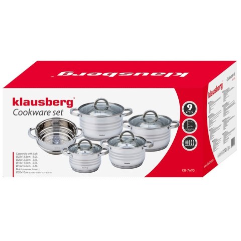 KLAUSBERG ZESTAW GARNKÓW 9 ELEMENTÓW KLAUSBERG KB-7695 KLAUSBERG ZESTAW GARNKÓW 9 ELEMENTÓW KLAUSBERG KB-7695