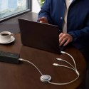 Baseus Kabel Baseus Free2Draw CB000084 zwijany USB-C - Lightning / USB-C / micro USB 100W 1.1m - biały