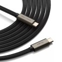 Ringke 2x Kabel USB-C typ C Ringke USB 3.2 Gen Cable PD240W 200cm Black