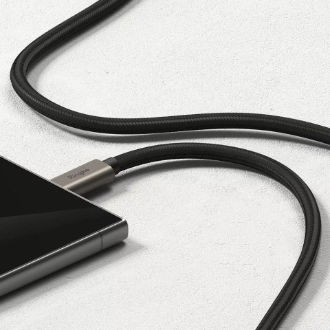 Ringke 2x Kabel USB-C typ C Ringke USB 3.2 Gen Cable PD240W 200cm Black Ringke 2x Kabel USB-C typ C Ringke USB 3.2 Gen Cable PD240W 200cm Black