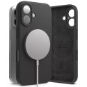 Ringke Etui magnetyczne silikonowe Ringke MagSafe do iPhone 16 Czarny