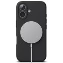 Ringke Etui magnetyczne silikonowe Ringke MagSafe do iPhone 16 Czarny