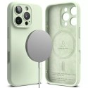 Ringke Etui magnetyczne silikonowe Ringke MagSafe do iPhone 16 Pro obudowa pokrowiec Zielony