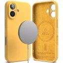 Ringke Etui magnetyczne silikonowe Ringke MagSafe do iPhone 16 Żółty