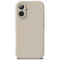 Ringke Etui magnetyczne silikonowe Ringke MagSafe do iPhone 16 obudowa pokrowiec Beżowy