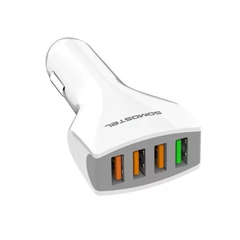 Somostel Ładowarka samochodowa Somostel SMS-A66 Quick Charge QC 3.0 3A 4X USB Biały Somostel Ładowarka samochodowa Somostel SMS-A66 Quick Charge QC 3.0 3A 4X USB Biały