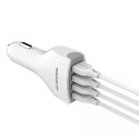 Somostel Ładowarka samochodowa Somostel SMS-A66 Quick Charge QC 3.0 3A 4X USB Biały