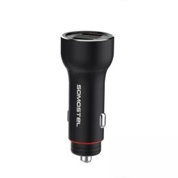 Somostel Ładowarka samochodowa Somostel SMS-A89 Quick Charge QC 3.0 30W Aluminium 2X USB Czarny