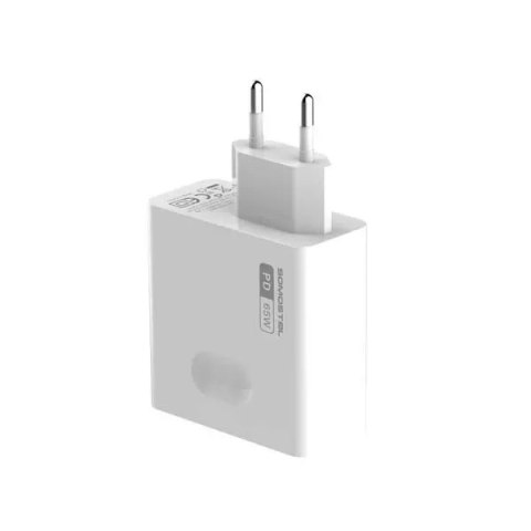 Somostel Ładowarka sieciowa 65W + kabel Typ-C do Typ-C Somostel Power Deliver Q15 PD Biały Somostel Ładowarka sieciowa 65W + kabel Typ-C do Typ-C Somostel Power Deliver Q15 PD Biały