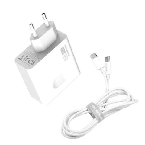 Somostel Ładowarka sieciowa 65W + kabel Typ-C do Typ-C Somostel Power Deliver Q15 PD Biały Somostel Ładowarka sieciowa 65W + kabel Typ-C do Typ-C Somostel Power Deliver Q15 PD Biały