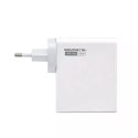 Somostel Ładowarka sieciowa Somostel Power Selivery Q24 130W Gan 2x USB-C + 2x USB QC 3.0 Biała