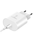 Somostel Ładowarka sieciowa szybkie ładowanie 3A 18W + kabel Typ-C do iPhone 15 SOMOSTEL SMS-Q03 PD Biały