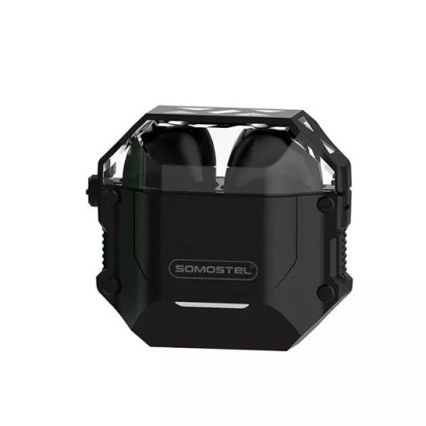 Somostel Słuchawki bezprzewodowe Bluetooth 5.0 Somostel TWS Armour ANC SMS-I550 dokanałowe z etui Czarny Somostel Słuchawki bezprzewodowe Bluetooth 5.0 Somostel TWS Armour ANC SMS-I550 dokanałowe z etui Czarny