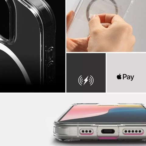Ringke Etui Ringke Fusion Magnetic MagSafe do Apple iPhone 16 Pro Max Matte Clear Ringke Etui Ringke Fusion Magnetic MagSafe do Apple iPhone 16 Pro Max Matte Clear