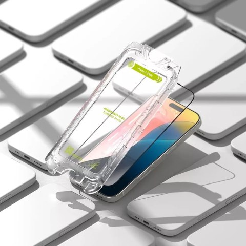 Ringke Szkło Hartowane Ringke Easy Slide 2-pack do IPhone 16 Pro Max Black Ringke Szkło Hartowane Ringke Easy Slide 2-pack do IPhone 16 Pro Max Black