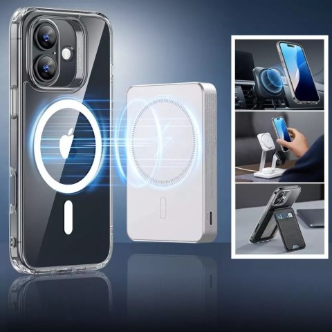 ESR Etui obudowa ESR Classic Hybrid Halolock Magsafe & Tempered Glass do iPhone 16 Plus Clear ESR Etui obudowa ESR Classic Hybrid Halolock Magsafe & Tempered Glass do iPhone 16 Plus Clear