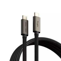 Ringke Kabel Ringke USB 3.2 Gen 2x2 Type-C do ładowania i transferu danych PD240w 100cm Black