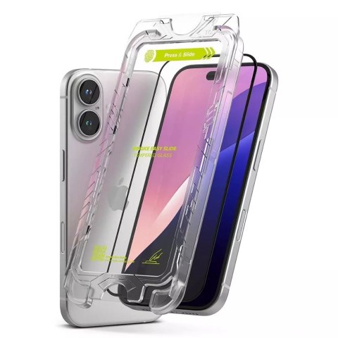 Ringke Szkło Hartowane Ringke Easy Slide 2-pack do iPhone 15 / 16 Black Ringke Szkło Hartowane Ringke Easy Slide 2-pack do iPhone 15 / 16 Black