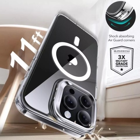 ESR Etui obudowa ESR Classic Hybrid Kickstand Halolock Magsafe & Tempered Glass do iPhone 16 Pro Max Clear ESR Etui obudowa ESR Classic Hybrid Kickstand Halolock Magsafe & Tempered Glass do iPhone 16 Pro Max Clear