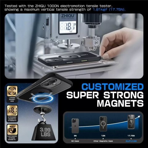 SUPCASE Etui Supcase UB Mag MagSafe do iPhone 16 Black SUPCASE Etui Supcase UB Mag MagSafe do iPhone 16 Black