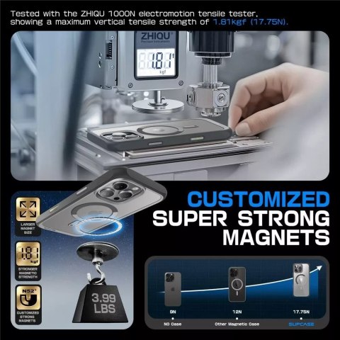 SUPCASE Etui Supcase UB Mag MagSafe do iPhone 16 Pro Max Grey SUPCASE Etui Supcase UB Mag MagSafe do iPhone 16 Pro Max Grey