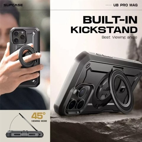 SUPCASE Etui Supcase UB Pro Mag do MagSafe do iPhone 16 Pro Max Black SUPCASE Etui Supcase UB Pro Mag do MagSafe do iPhone 16 Pro Max Black