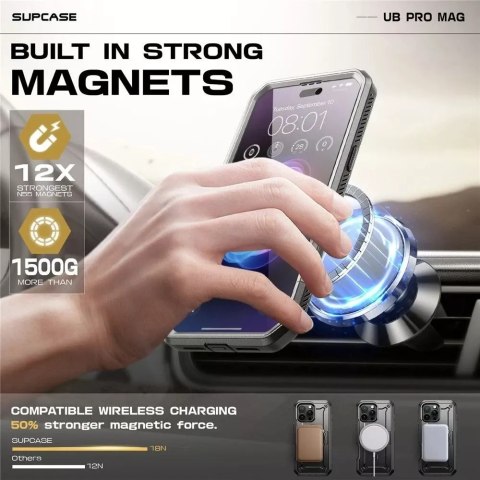 SUPCASE Etui Supcase UB Pro Mag do MagSafe do iPhone 16 Pro Max Black SUPCASE Etui Supcase UB Pro Mag do MagSafe do iPhone 16 Pro Max Black
