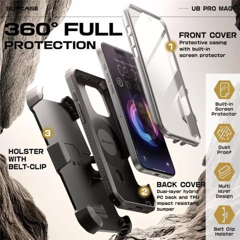 SUPCASE Etui Supcase UB Pro Mag do MagSafe do iPhone 16 Pro Tigrey SUPCASE Etui Supcase UB Pro Mag do MagSafe do iPhone 16 Pro Tigrey