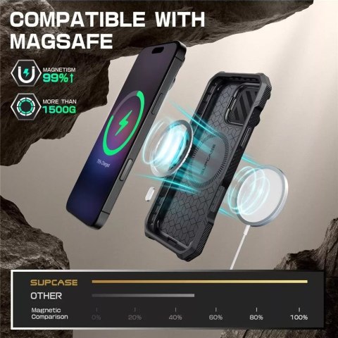 SUPCASE Etui Supcase UB XT Mag MagSafe do iPhone 16 Black SUPCASE Etui Supcase UB XT Mag MagSafe do iPhone 16 Black