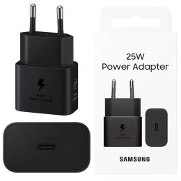 Samsung Ładowarka Sieciowa oryginalna Samsung EP-T2510NBE Szybkie Ładowanie PowerDelivery PD 25W Czarna
