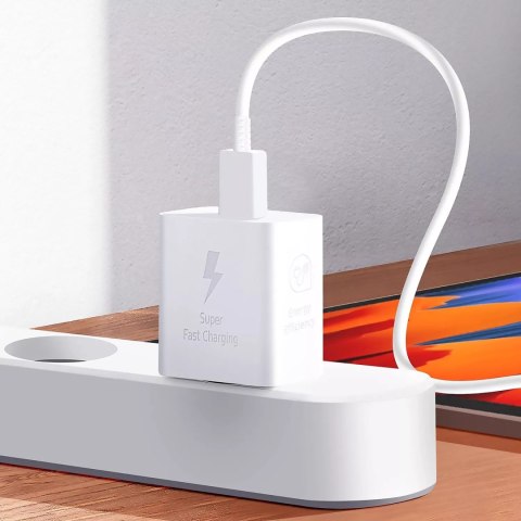 Samsung Ładowarka Sieciowa oryginalna Samsung EP-T2510NWE Szybkie Ładowanie PowerDelivery PD 25W Biała Samsung Ładowarka Sieciowa oryginalna Samsung EP-T2510NWE Szybkie Ładowanie PowerDelivery PD 25W Biała