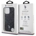 U.S. Polo Etui US Polo do iPhone 16 Pro 6.3" Czarny Ring MagSafe