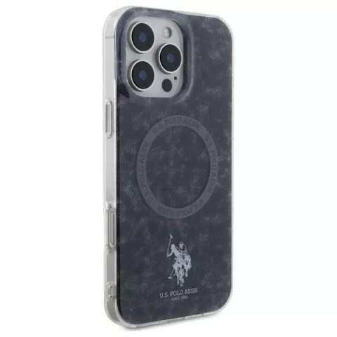 U.S. Polo Etui US Polo do iPhone 16 Pro 6.3" Czarny Ring MagSafe U.S. Polo Etui US Polo do iPhone 16 Pro 6.3" Czarny Ring MagSafe