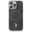 U.S. Polo Etui US Polo do iPhone 16 Pro 6.3" Czarny Ring MagSafe