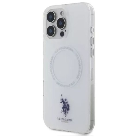 U.S. Polo Etui US Polo iPhone 16 Pro Max 6.9" Białe Ring MagSafe U.S. Polo Etui US Polo iPhone 16 Pro Max 6.9" Białe Ring MagSafe
