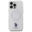 U.S. Polo Etui US Polo iPhone 16 Pro Max 6.9" Białe Ring MagSafe