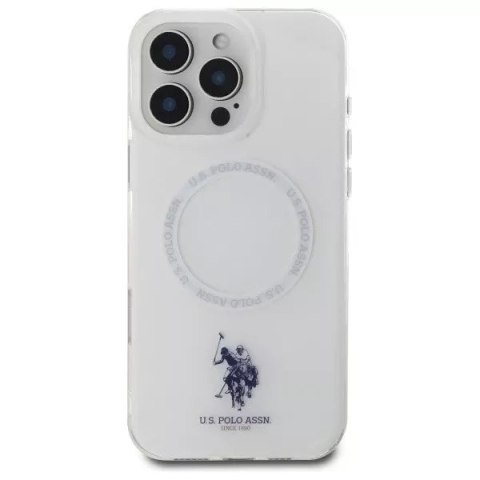 U.S. Polo Etui US Polo iPhone 16 Pro Max 6.9" Białe Ring MagSafe U.S. Polo Etui US Polo iPhone 16 Pro Max 6.9" Białe Ring MagSafe