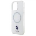 U.S. Polo Etui US Polo iPhone 16 Pro Max 6.9" Białe Ring MagSafe