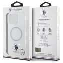 U.S. Polo Etui US Polo iPhone 16 Pro Max 6.9" Białe Ring MagSafe