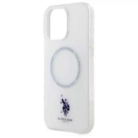 U.S. Polo US Polo USHMP16LHOCLDPW iPhone 16 Pro 6.3" biały/white IML Ring MagSafe U.S. Polo US Polo USHMP16LHOCLDPW iPhone 16 Pro 6.3" biały/white IML Ring MagSafe