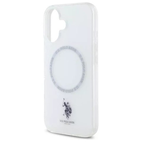 U.S. Polo US Polo USHMP16SHOCLDPW iPhone 16 6.1" biały/white IML Ring MagSafe U.S. Polo US Polo USHMP16SHOCLDPW iPhone 16 6.1" biały/white IML Ring MagSafe