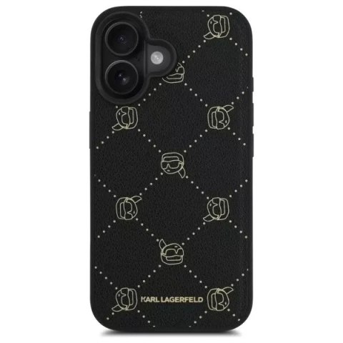 Karl Lagerfeld Etui Karl Lagerfeld do iPhone 16 6.1" Czarny Magsafe Karl Head Karl Lagerfeld Etui Karl Lagerfeld do iPhone 16 6.1" Czarny Magsafe Karl Head