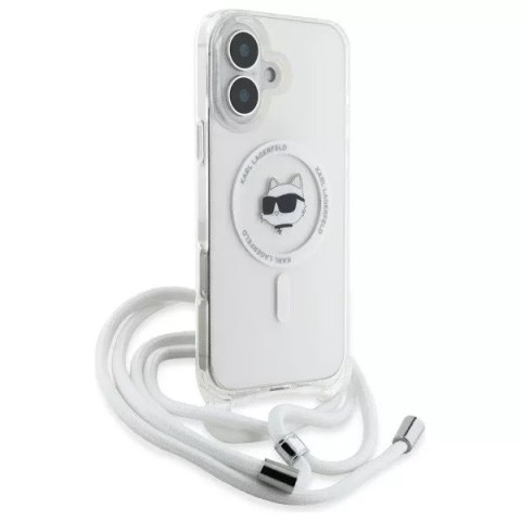 Karl Lagerfeld Etui Karl Lagerfeld do iPhone 16 6.1" Magsafe Hardcase Transparent IML Choupette Head & Cord Karl Lagerfeld Etui Karl Lagerfeld do iPhone 16 6.1" Magsafe Hardcase Transparent IML Choupette Head & Cord