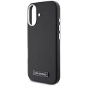 Karl Lagerfeld Etui Karl Lagerfeld do iPhone 16 Plus 6.7" Czarny MagSafe Hardcase FW Metal Plate
