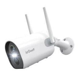 4kom.pl Bezprzewodowa kamera zewnętrzna WiFi ieGeek ZS-GX2S biała 5200mAh