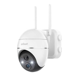 4kom.pl IeGeek Bezprzewodowa kamera zewnętrzna WiFi 3MP ZS-GX1S Biała